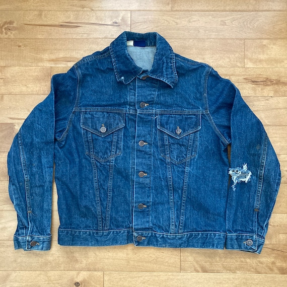 80s Sears the Men's Store Jeans Joint Denim Jacket Vintage - Etsy
