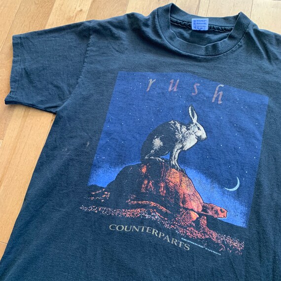 Original Vintage 1993 Rush Counterparts Tour T Shirt Etsy