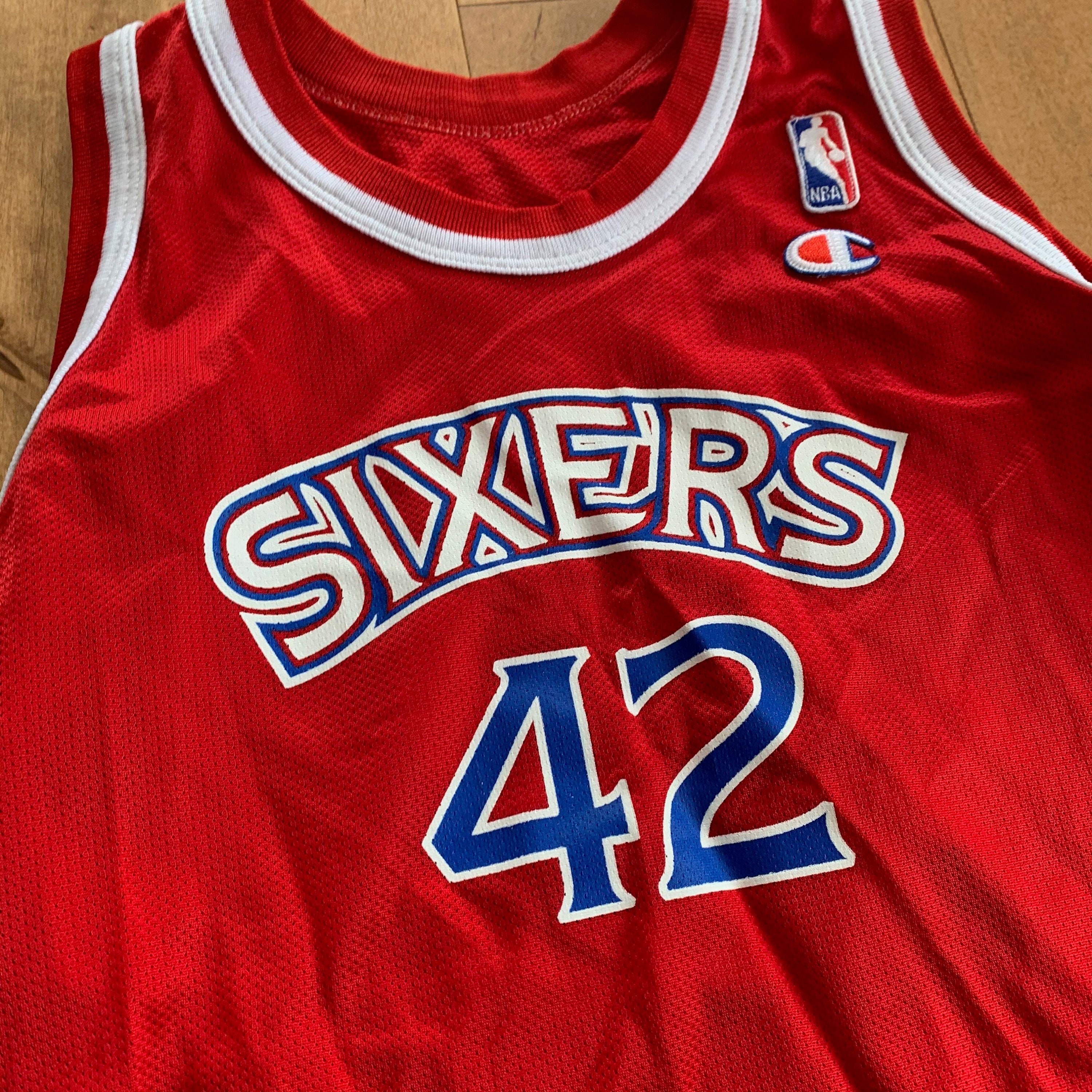 ALLEN IVERSON PHILADELPHIA SIXERS VINTAGE 2000'S RETRO HARDWOOD CLASSICS  REEBOK JERSEY ADULT XL