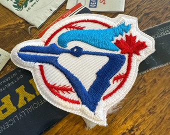 1990’s Toronto Blue Jays Souvenir Iron On Patch Vintage 90s Embroidered MLB Major League Baseball Collectible Sports Memorabilia