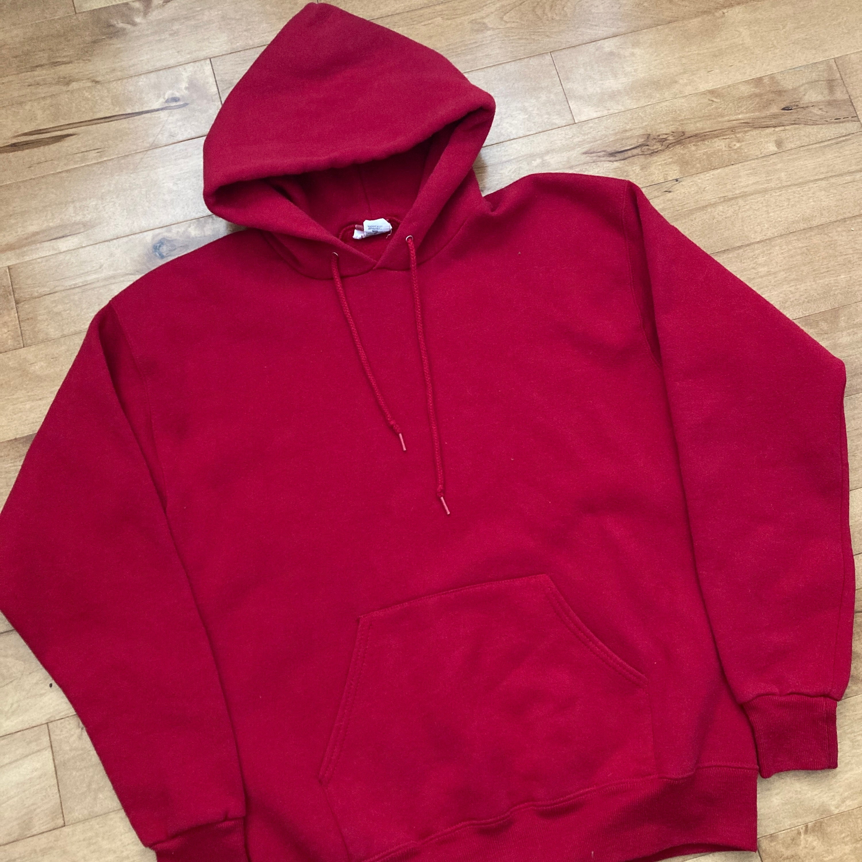 blank red sweatshirt