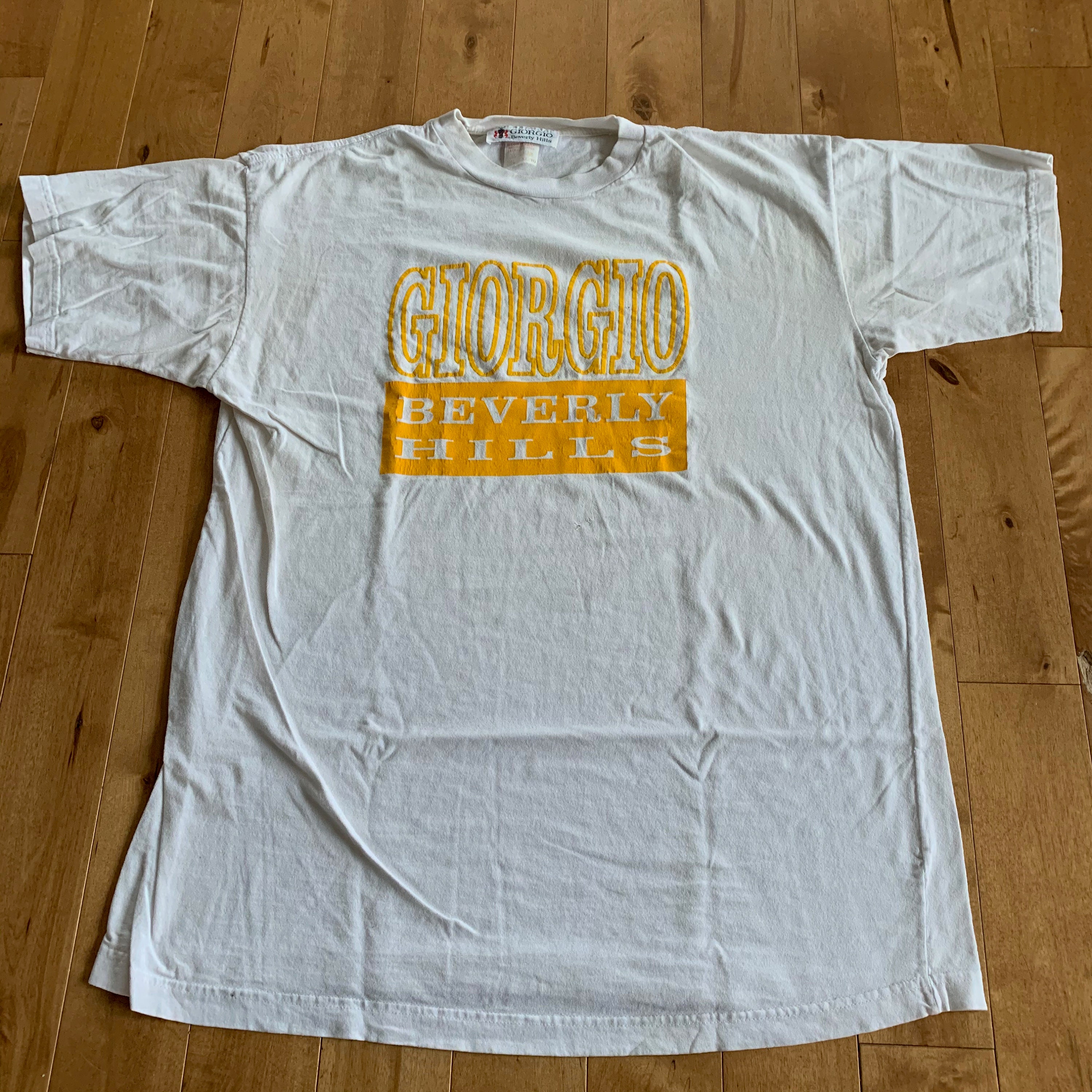 Vintage 1990's Giorgio Beverly Hills T-shirt White Rare - Etsy