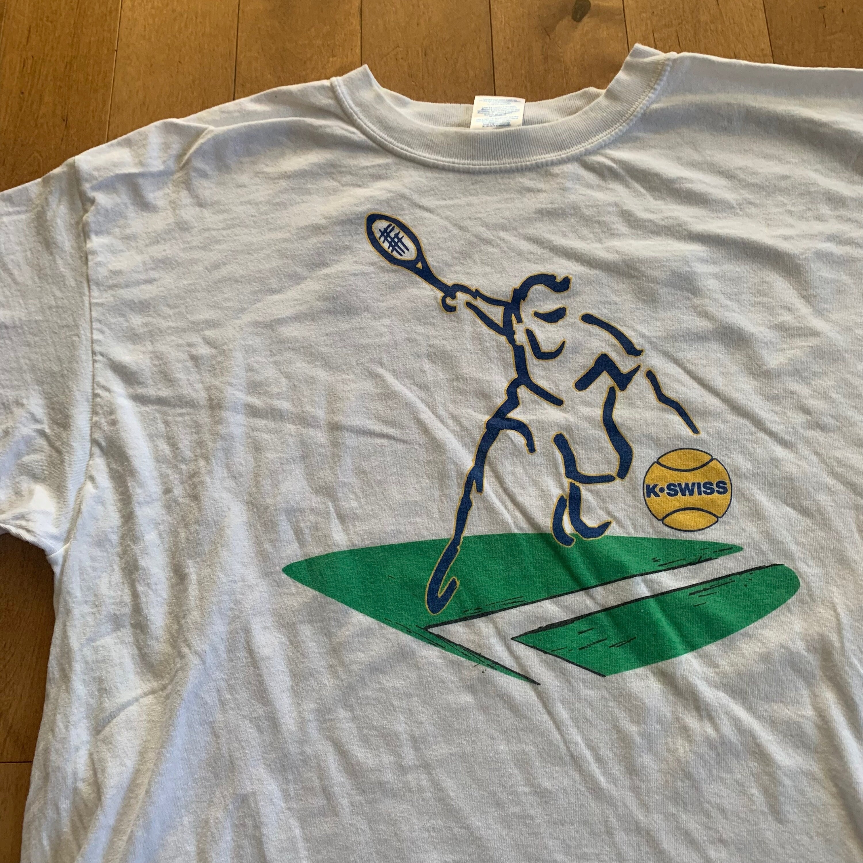 Late 90s Early 2000s K-swiss Tennis T-shirt Vintage 1990s - Etsy