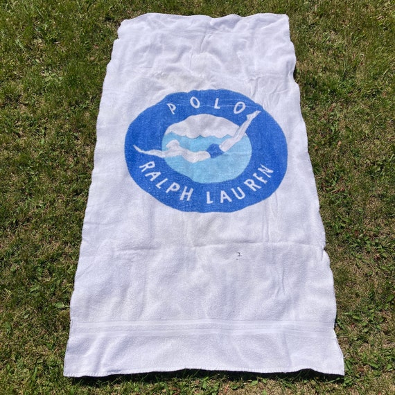 1990s Polo Ralph Lauren Beach Towel: Usa-made Cotton - Etsy