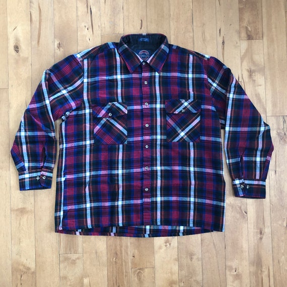 80s Claybrooke Outdoors Plaid Long 