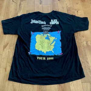 1991 Operation Rock & Roll Tour Tee Vintage 1990s Brockum Made in USA ...