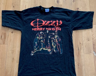 Vintage 2001 Ozzy Osbourne Merry Mayhem Tour T-shirt Allsport