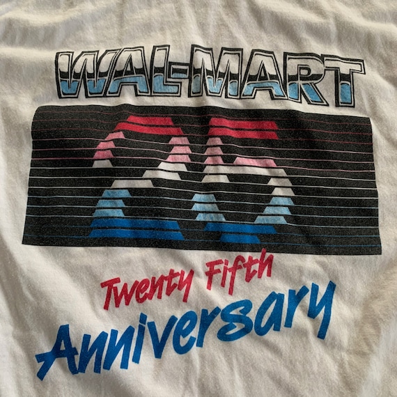 1987 Wal-Mart 25th Anniversary T-shirt Vintage 19… - image 3