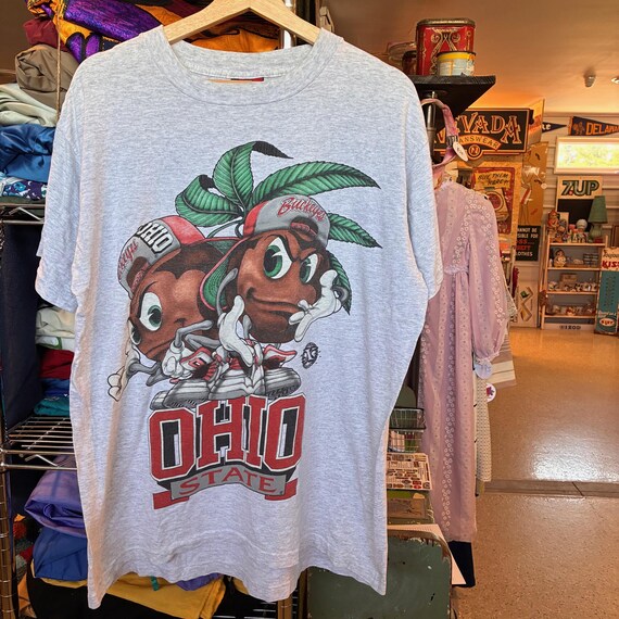 1990s Vintage Ohio State BUCKEYES T-shirt Brutus … - image 2