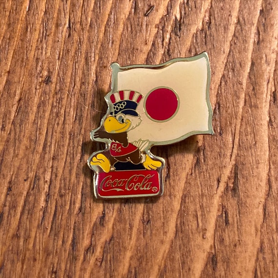 1984 Coca Cola USA Summer Olympics Souvenir Ename… - image 1