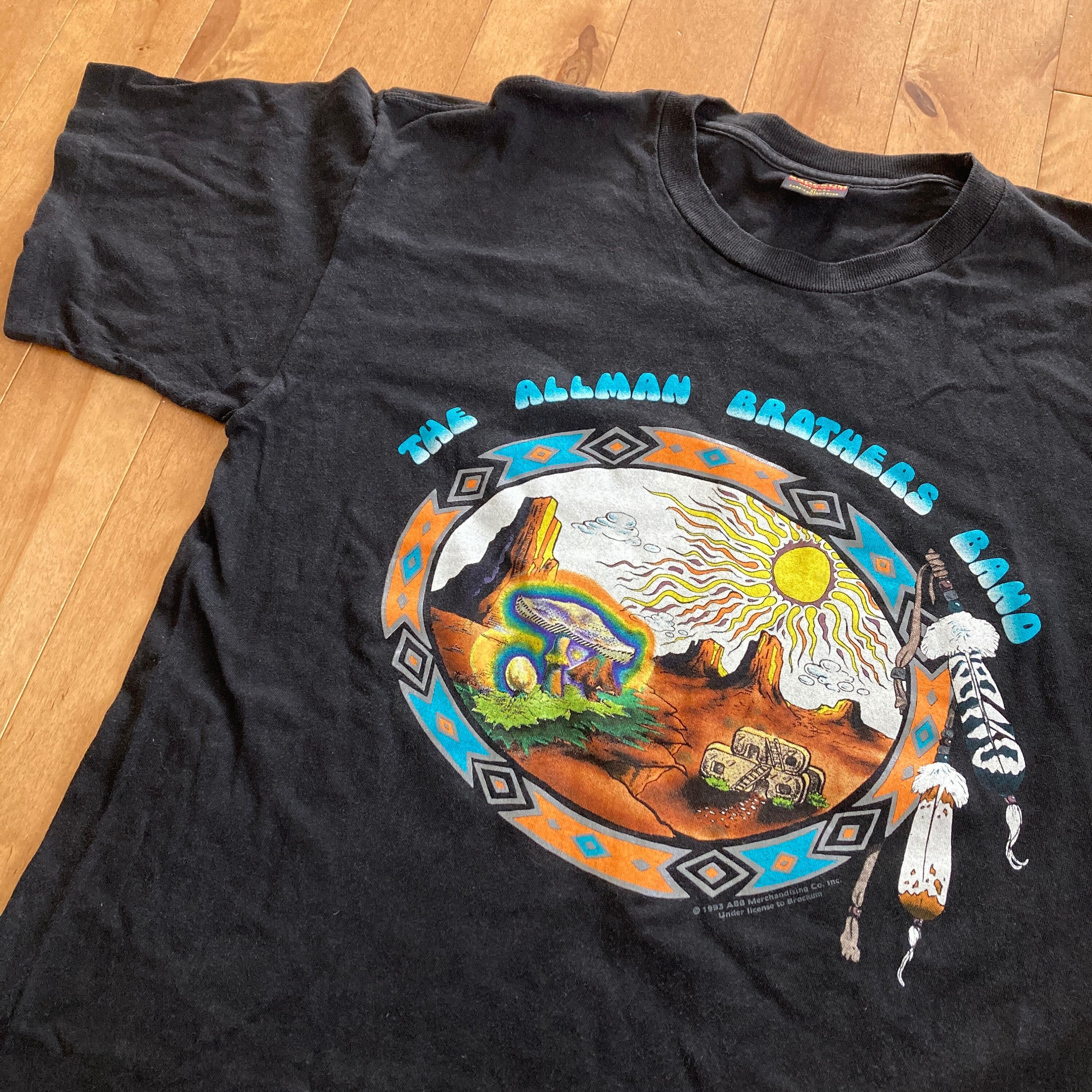 Allman Brothers Band Tシャツ90's BROCKUM Allman Brothers Band Tシャツ90's BROCKUM