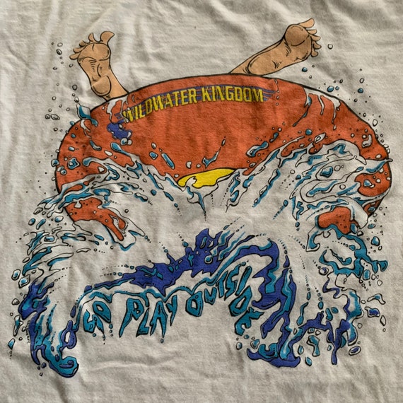 90s Wild Water Kingdom T-shirt Vintage 1990s 100%… - image 2