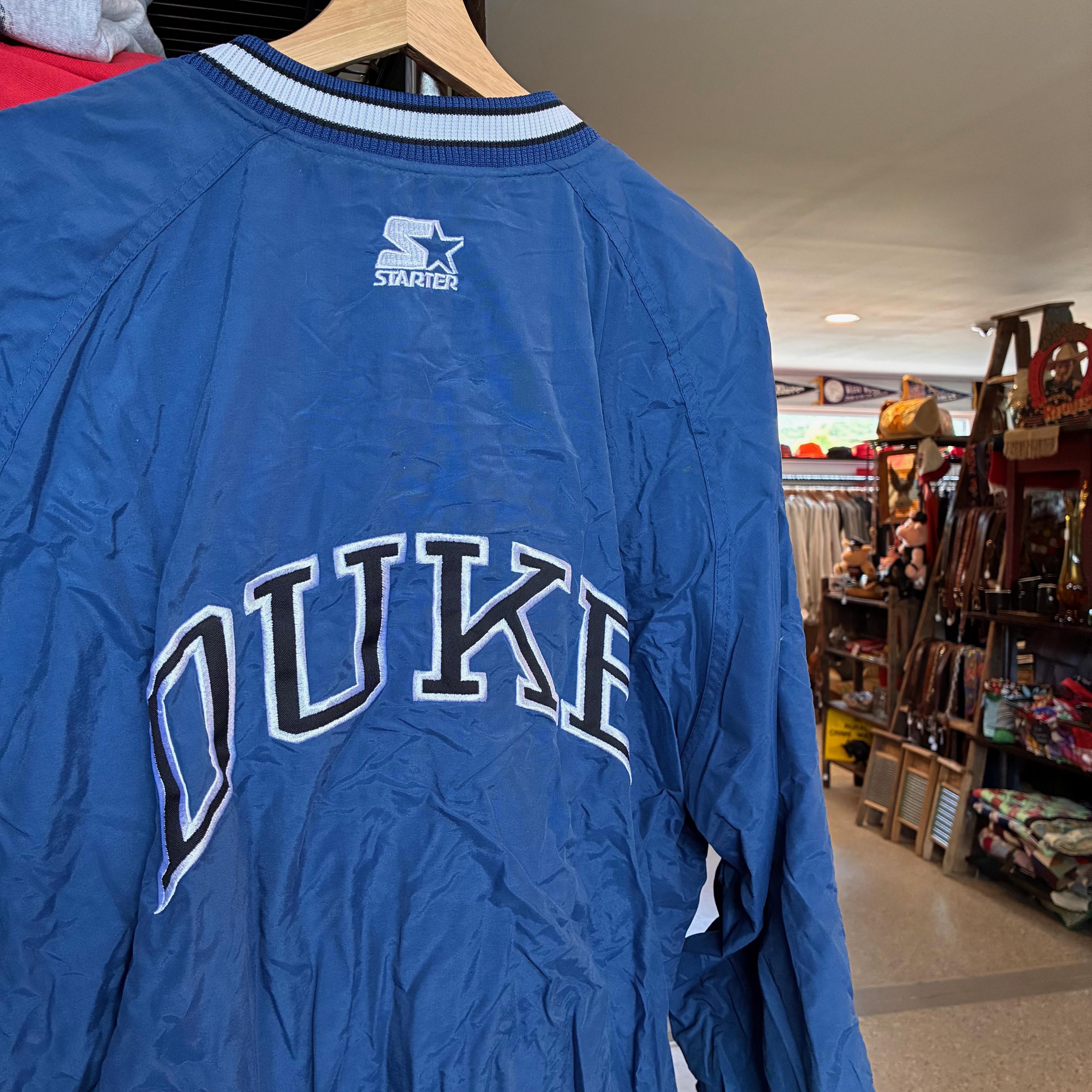1990s Vintage Duke University BLUE DEVILS Jacket Starter NCAA 
