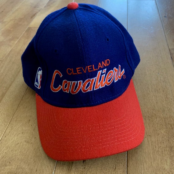 Mid 90s Vintage Cleveland Cavaliers Fitted Hat Sp… - image 1