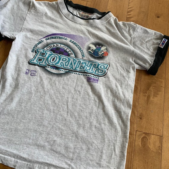 Buy 90s Kids Charlotte Hornets T-shirt Vintage 1990s Trench Made Online in  India 
