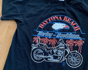Harley-Davidson Tシャツ 80s レア　フェード 中古・古着通販】モーターTシャツ (モーターTシャツ) 80s HARLEY
