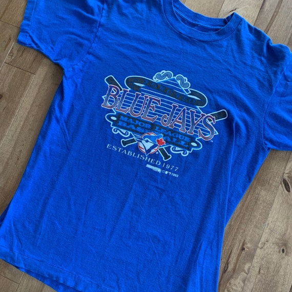 1993 Toronto Blue Jays MLB T-shirt Vintage 1990s Trench Canada