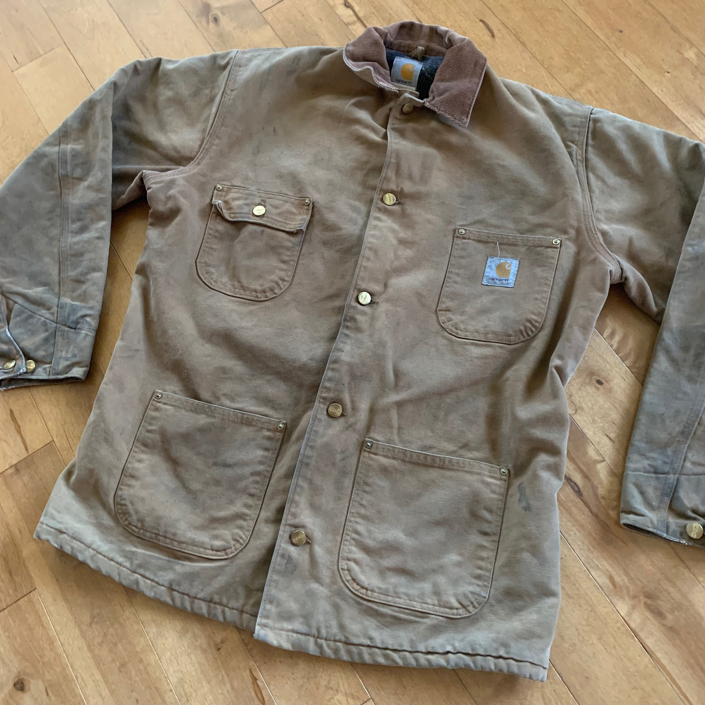 button down carhartt jacket