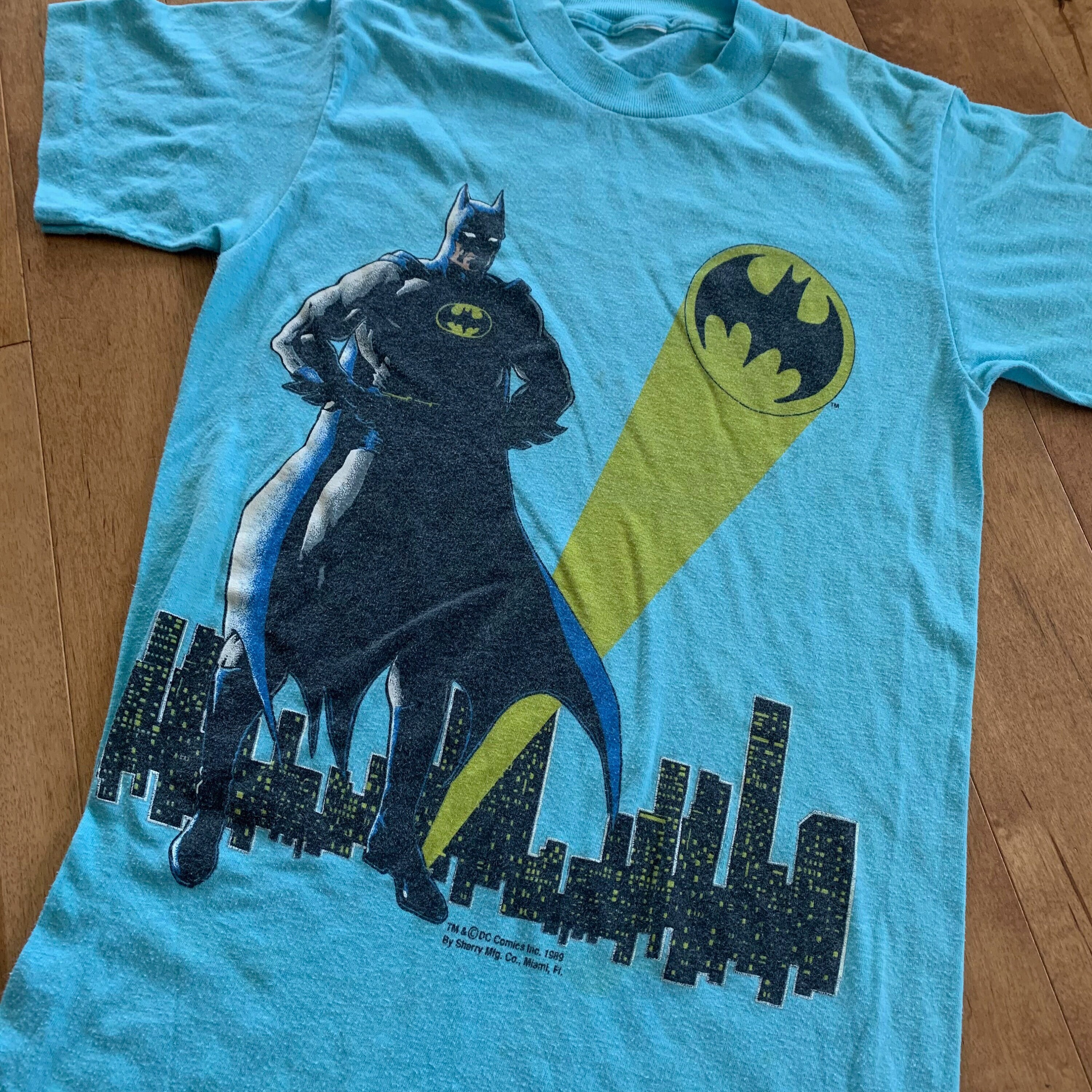 1989 公式バットマン Tシャツ ヴィンテージ 1980年代 ライト