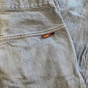 1970s Vintage LANDLUBBER Jeans Retro Medium Wash Straight Leg Denim Pants