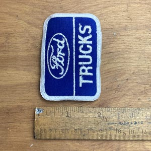 1980s Vintage Ford Trucks Embroidered Patch Automotive Car Badge - Etsy