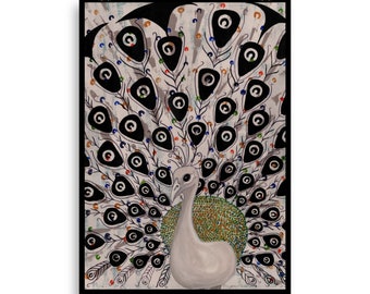 Peacock Print - various sizes