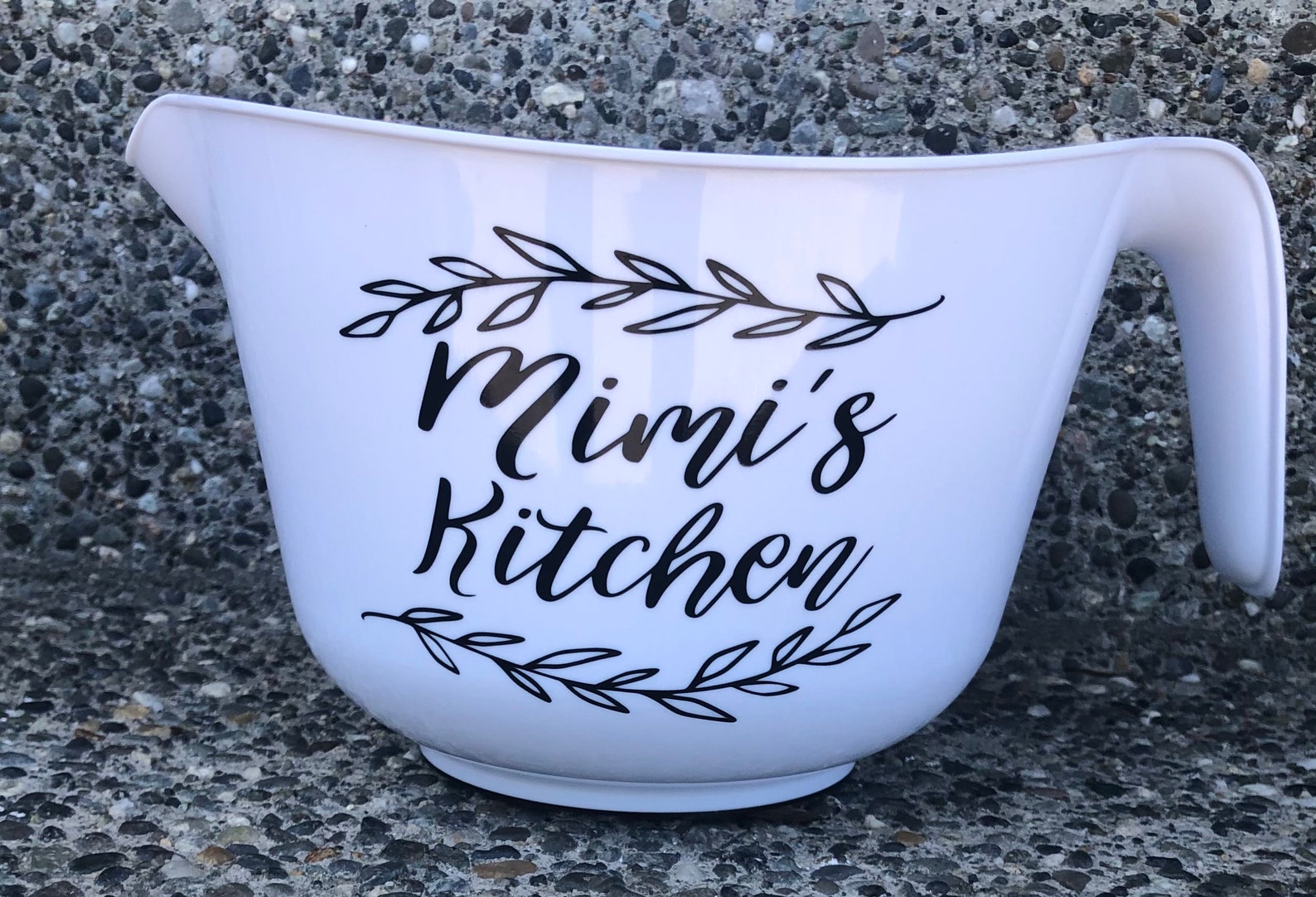 Personalized Mixing Bowl Plastic Mixing Bowl Baking Gift Etsy