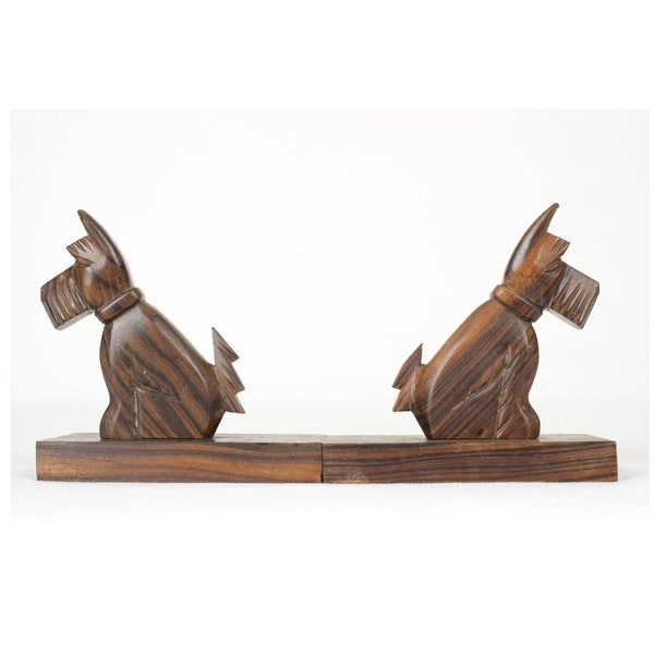 Scottie dog Bookends