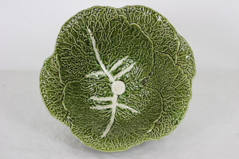 Large Cabbage Ware Bowl Etsy