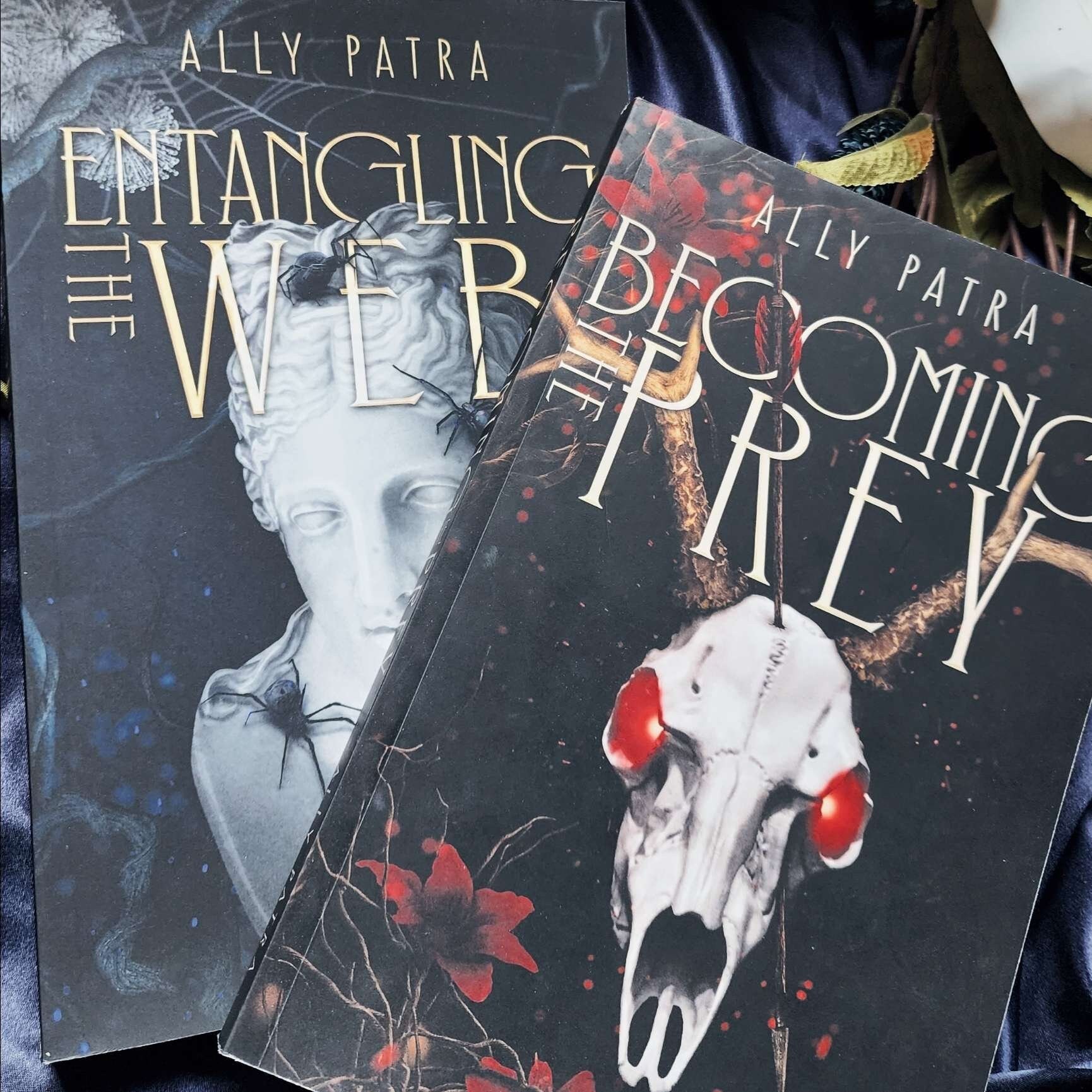 DOUBLE BOOK BUNDLE Midnight & Gold Series Book 1 and 2 Signed by Ally Patra Paranormal Romance Book Novel