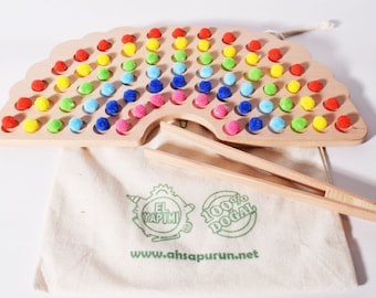 Houten regenboogbord - montessorimateriaal