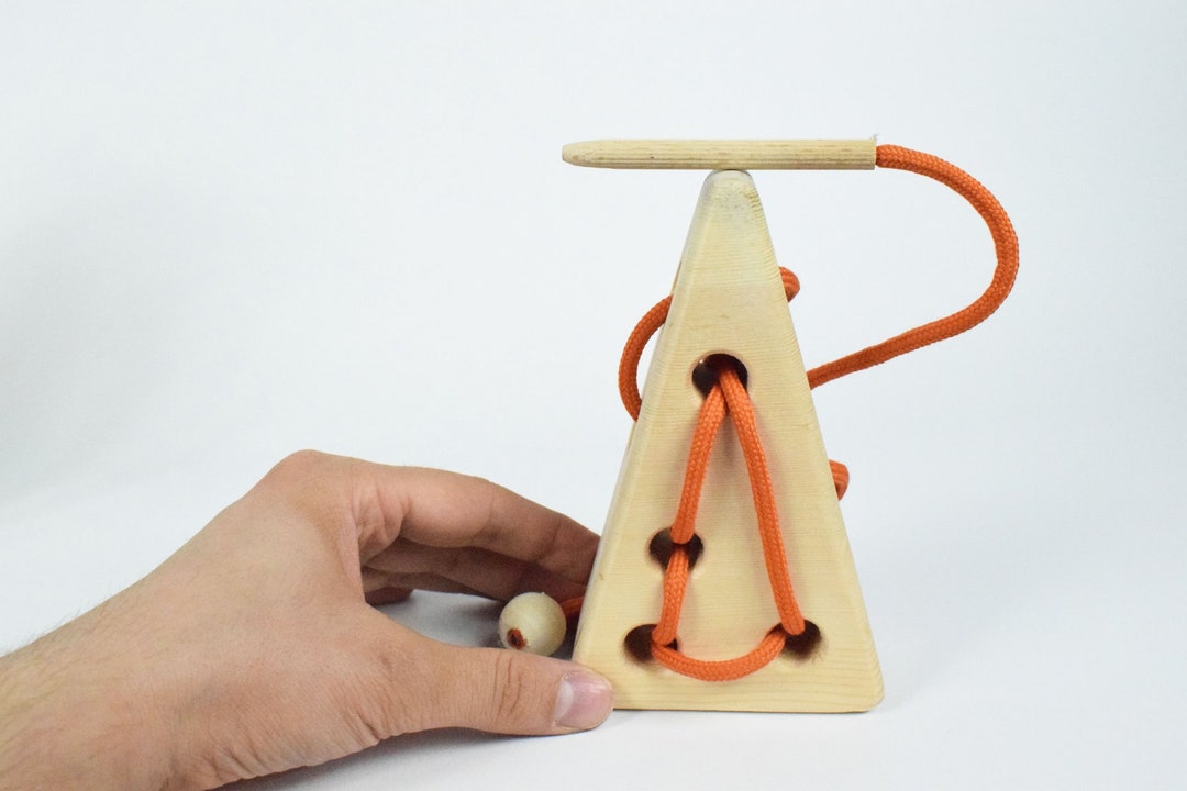 Cheese Rope Game - Natural Wooden Educational Toy - Homeschool ...