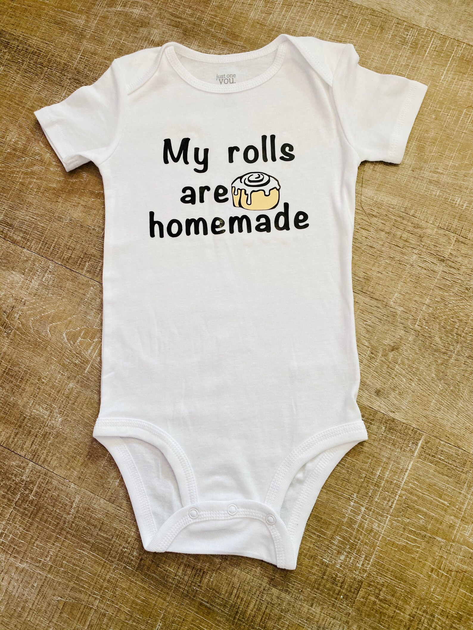 My rolls are homemade onesie unisexs. Etsy