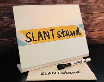 Large horizontal SLANT stand with full mirror (item # 008)