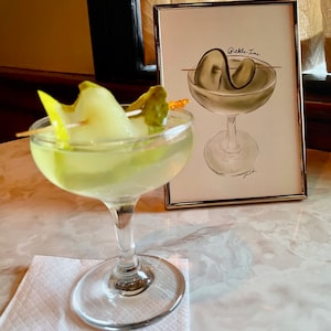 Pickle-tini Cocktail Print **Digital Download**