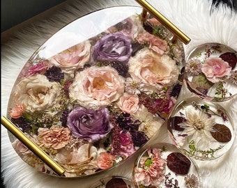 Bouquet Preservation, CUSTOM made wedding bouquet tray, 14-inch by 10-inch oval Tray, flower preservation, floral preservation (tray only)