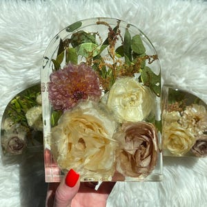 Custom bouquet preservation Arch, wedding gift, flower preservation, flowers in resin, bouquet preservation, wedding flowers