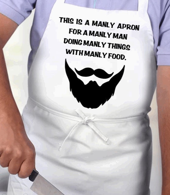 manly kitchen apron