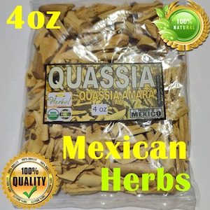 Cuasia, quassia, quassia amara, bitter ash,bitter wood,hombre grande,cuassia chips 4oz !!!