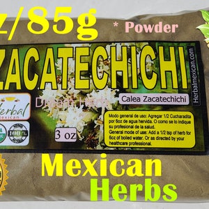 Zacatechichi Hierba/te,Calea zacatechichi powder 3oz !!!