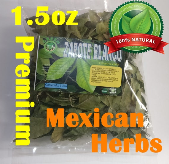 Zapote Blanco 1 5oz White Zapote Leaves Herb Tea Blood Etsy