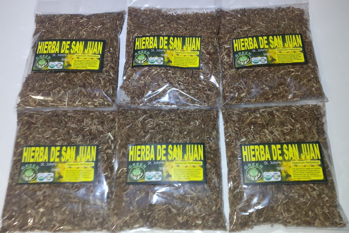 St. John's Wort Tea Hierba De San Juan Pericon Hypericum Etsy UK
