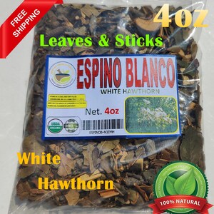 4oz Espino Blanco Hierba/te, White Hawthorn Herb, Common hawthorn, espino albar