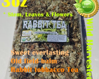 Everlasting, Rabbit Tea, sweet everlasting, old field balsam, Pseudognaphalium obtusifolium 3oz !!!