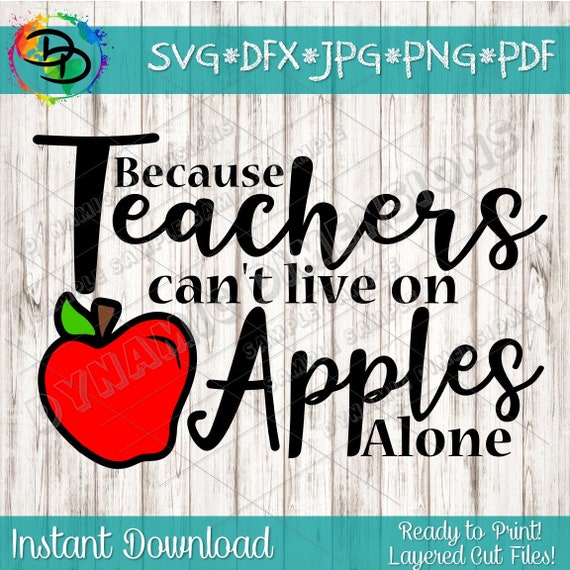 Download Because Teachers Cant Live On Apples Alone Pot Holder Kitchen Utensils Tools Potholders Oven Mitts Eudirect78 Eu