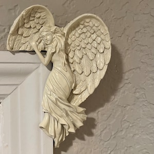 Angel over door statue small wall decor - left corner or right corner