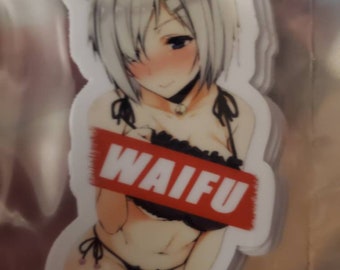Waifu neko cat girl sticker