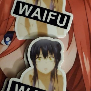 Miko from Mieruko Chan waifu sticker