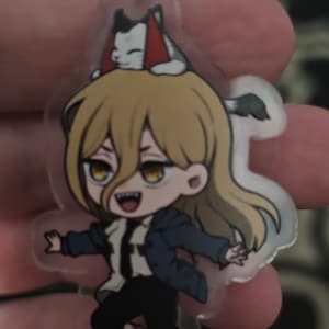 Power & Meowy Keychain