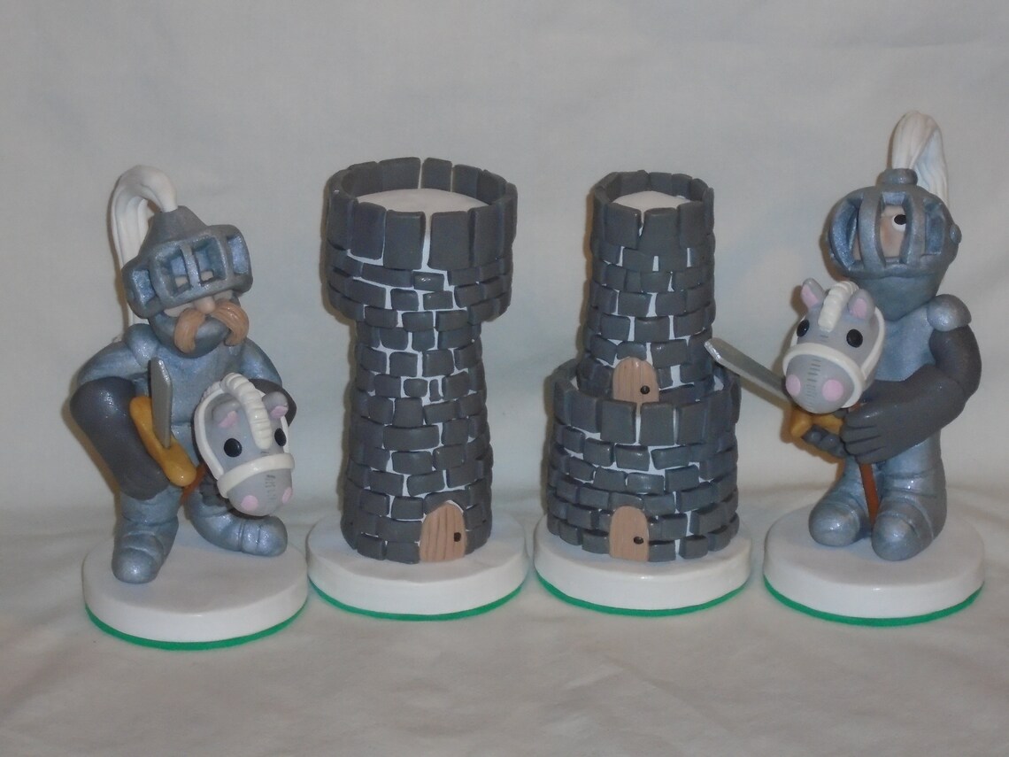 Polymer Clay Chess Set Etsy